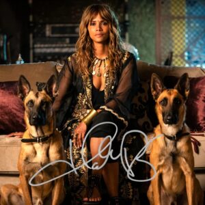 Halle Berry Autographed 2019 John Wick Dogs 8x10 Photo