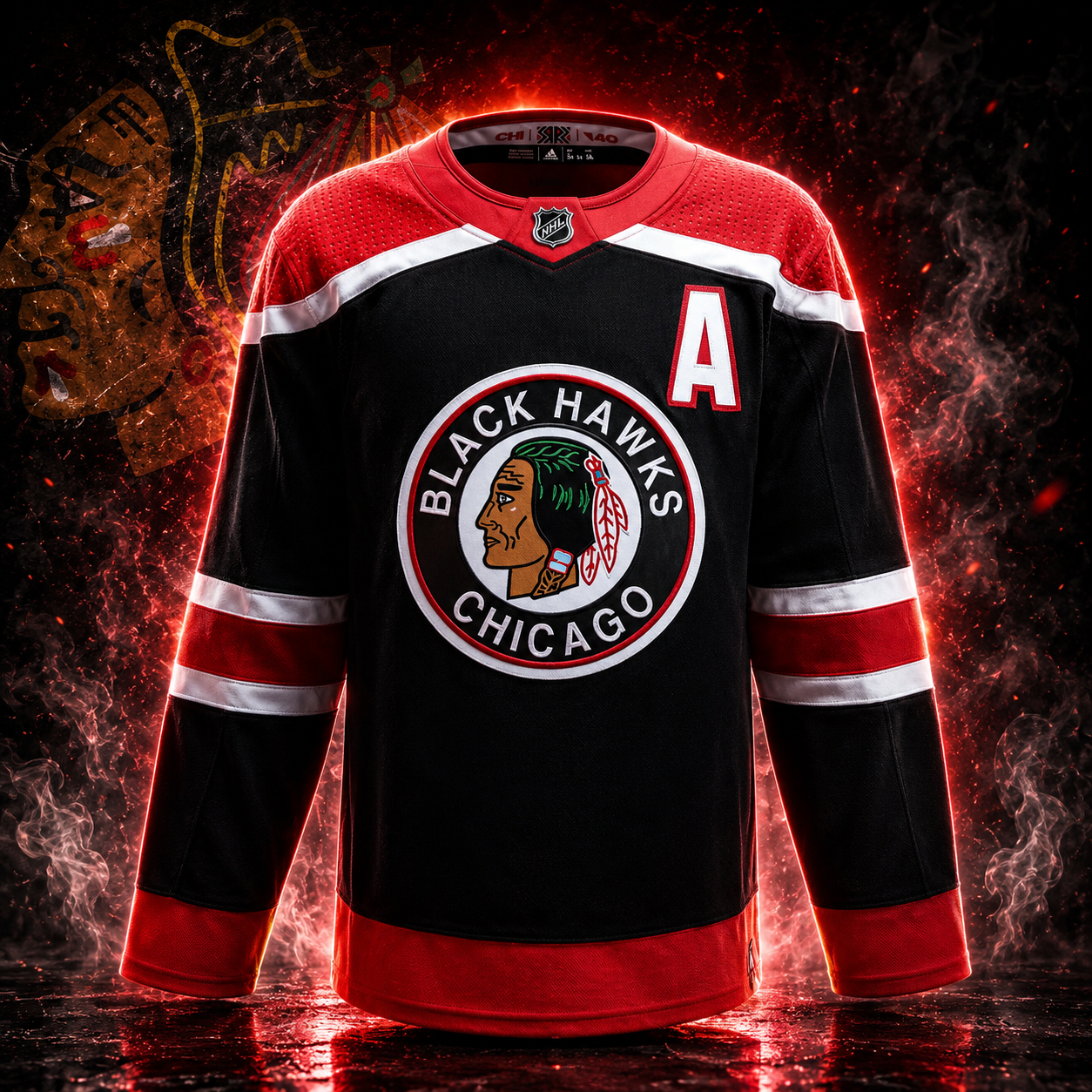 Duncan Keith Signed Chicago Blackhawks Reverse Retro Adidas Jersey - Image 2