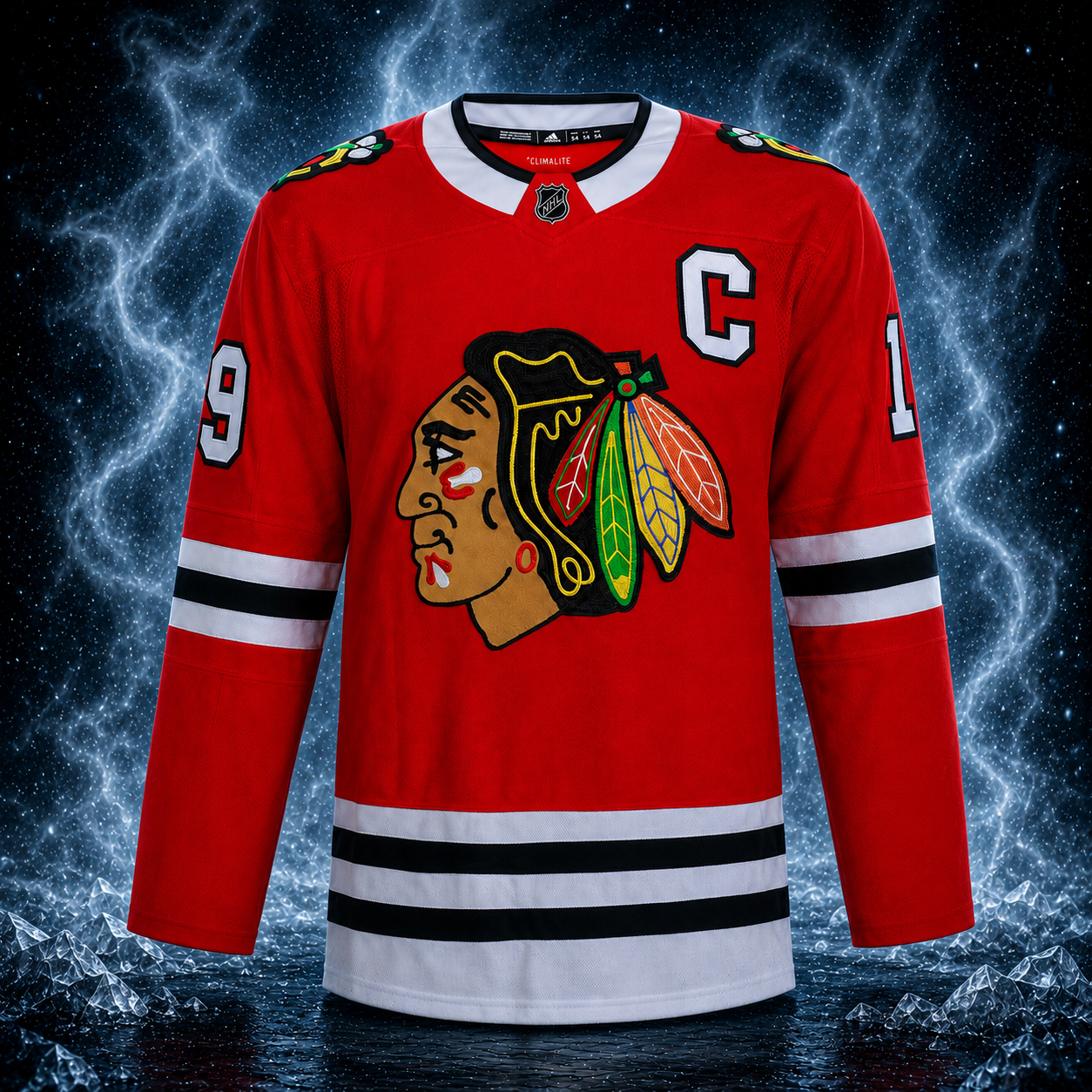 Jonathan Toews Chicago Blackhawks Autographed Red Adidas Jersey - Image 2