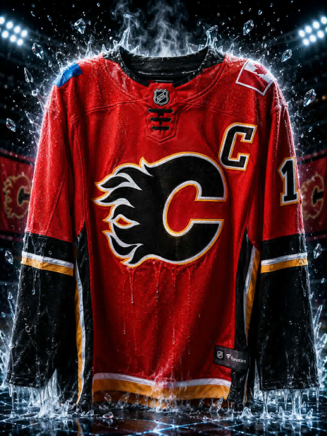 Jarome Iginla Calgary Flames Autographed Jersey - Image 2