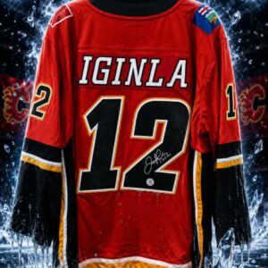 Jarome Iginla Calgary Flames Autographed Jersey