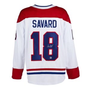 Denis Savard Montreal Canadiens Autographed White Fanatics Jersey