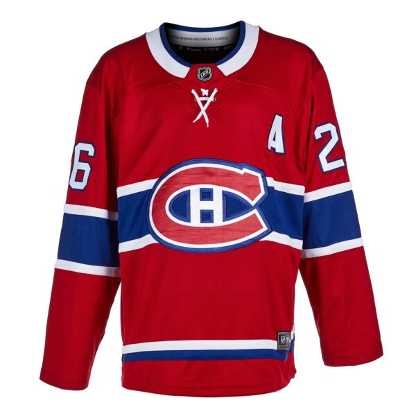 Mats Naslund Montreal Canadiens Autographed Red Fanatics Jersey - Image 2