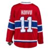 Saku Koivu Montreal Canadiens Autographed Red Fanatics Jersey