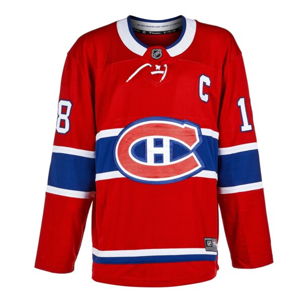 Serge Savard Montreal Canadiens Autographed Red Fanatics Jersey - Image 2