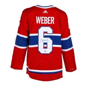 Shea Weber Montreal Canadiens Autographed Red Adidas Jersey