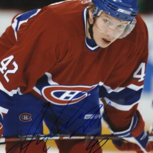 Alex Perezhogin Montreal Canadiens Autographed 8x10 Photo