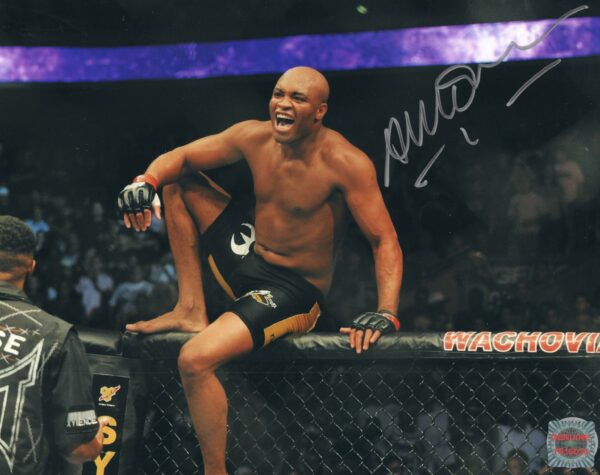 Anderson Silva UFC Autographed 8x10 Photo