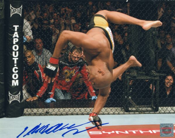 Anderson Silva UFC Autographed 8x10 Photo