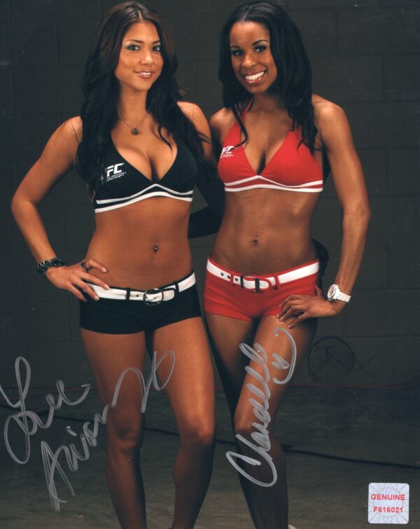 Arianny Celeste & Chandella Powell UFC Autographed 8x10 Photo