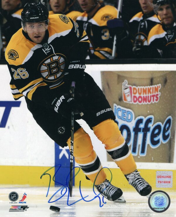 Blake Wheeler Boston Bruins Autographed 8x10 Photo
