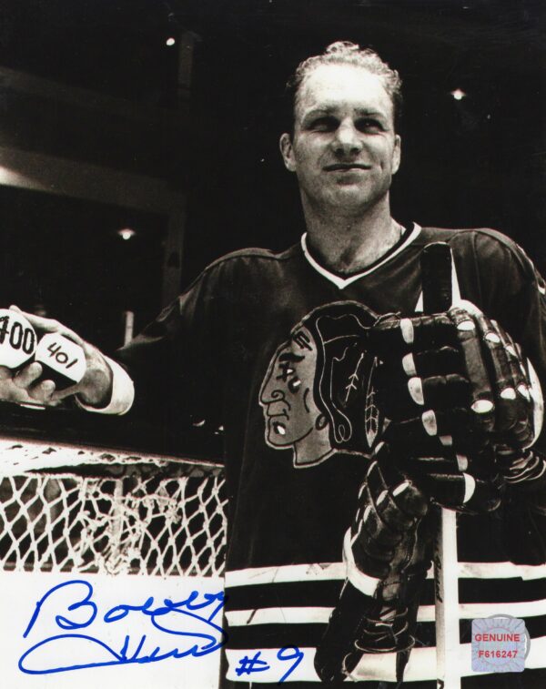 Bobby Hull Chicago Blackhawks Autographed 8x10 Photo