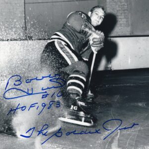 Bobby Hull Chicago Blackhawks Autographed 8x10 Photo With Inscription.