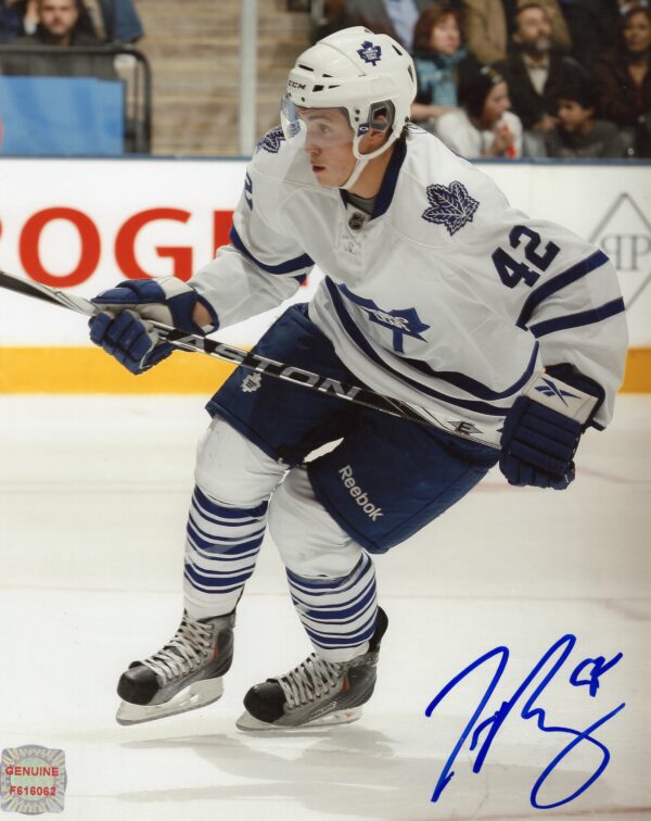 Tyler Bozak Toronto Maple Leafs Autographed 8x10 Photo