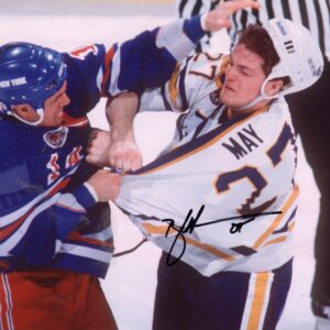 Brad May Buffalo Sabres Autographed 8x10 Photo
