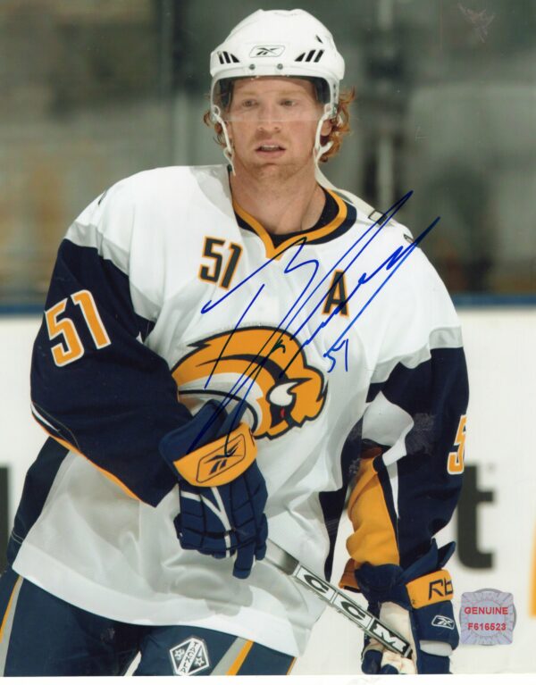 Brian Campbell Buffalo Sabres Autographed 8x10 Photo