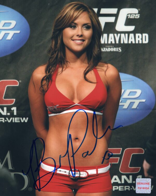 Brittany Palmer UFC Autographed 8x10 Photo
