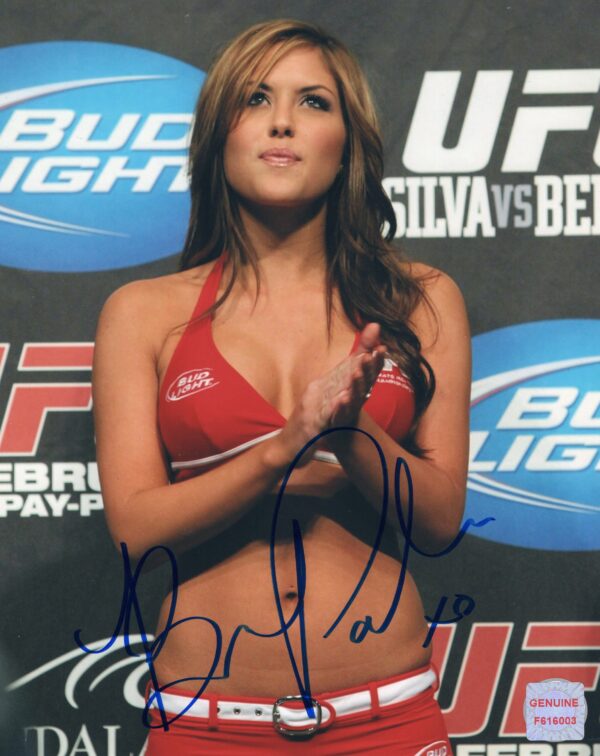 Brittany Palmer UFC Autographed 8x10 Photo