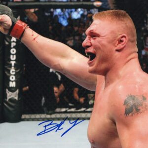 Brock Lesnar UFC Autographed 8x10 Photo