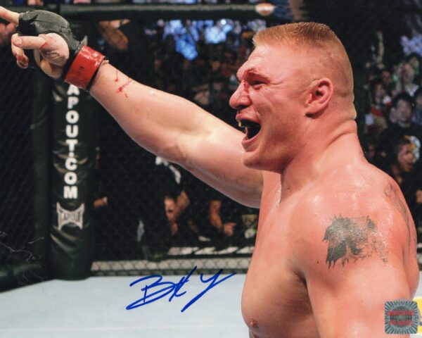 Brock Lesnar UFC Autographed 8x10 Photo