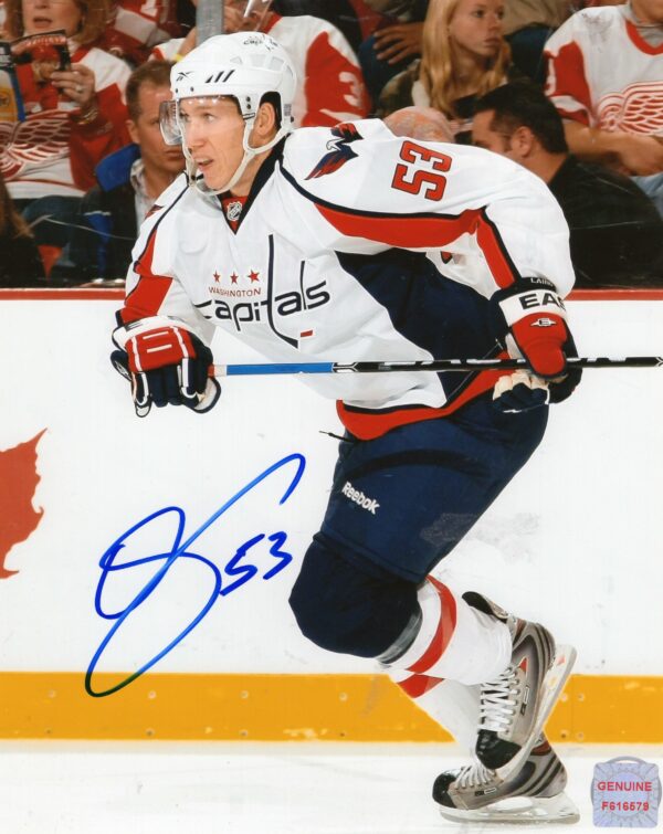 Quinton Laing Washington Capitals Autographed 8x10 Photo