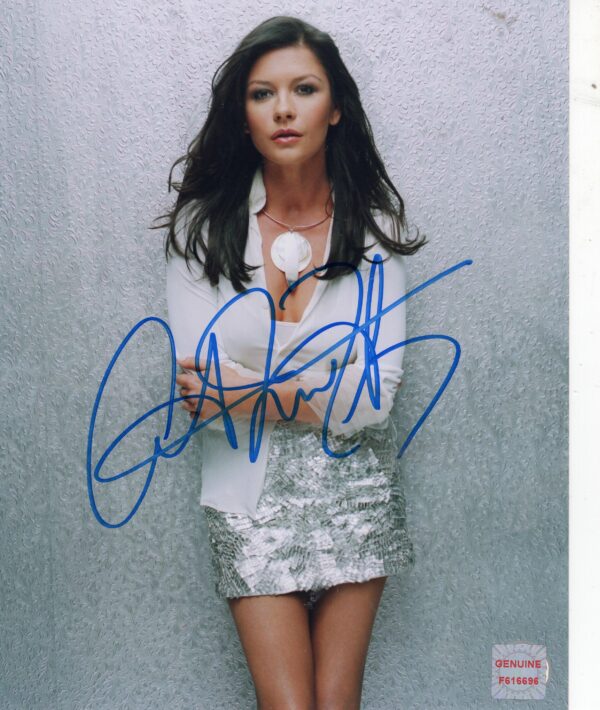 Catherine Zeta-Jones Autographed 8x10 Photo
