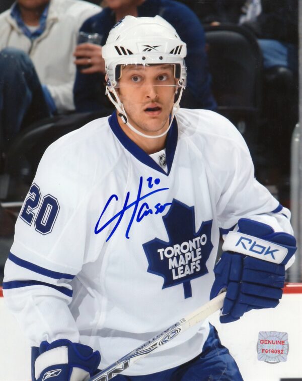 Christian Hanson Toronto Maple Leafs Autographed 8x10 Photo