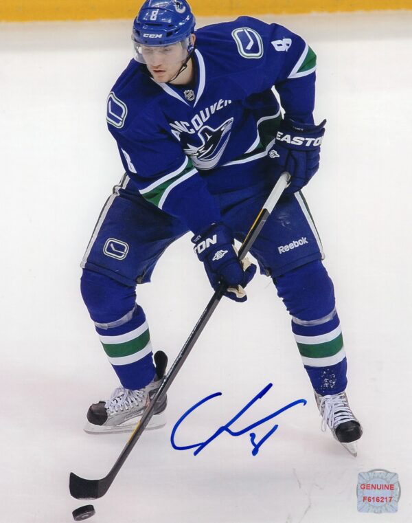 Christopher Tanev Vancouver Canucks Autographed 8x10 Photo