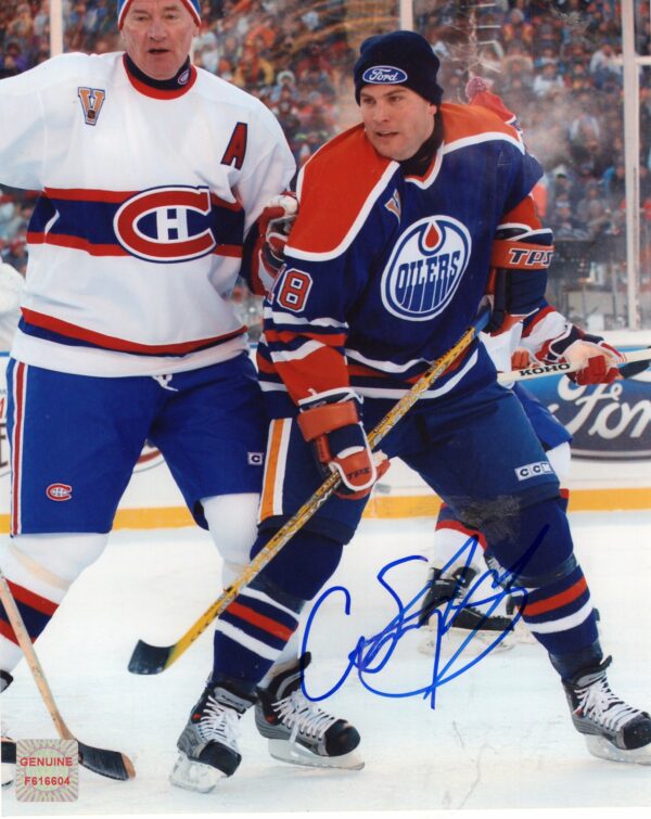 Craig Simpson Edmonton Oilers Autographed 8x10 Photo