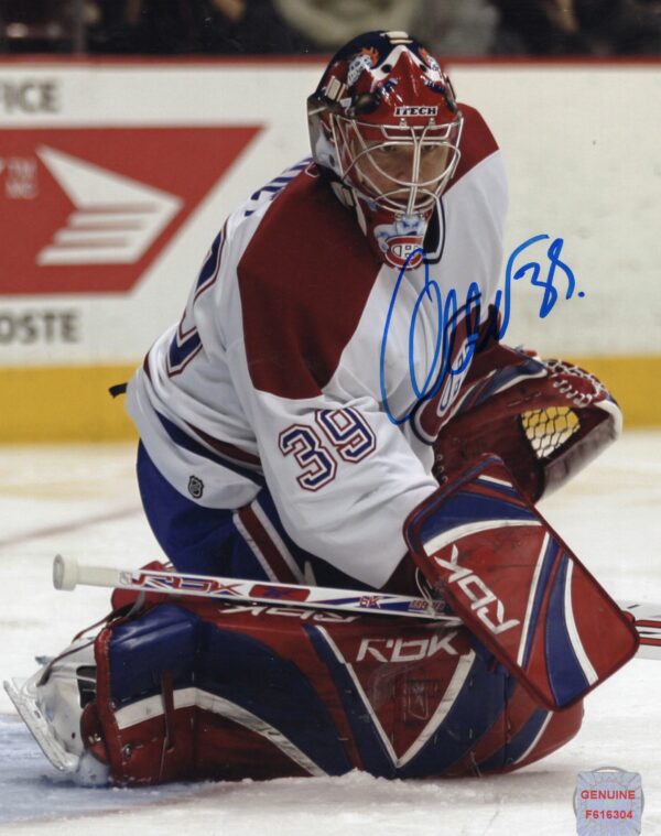 Cristobal Huet Montreal Canadiens Autographed 8x10 Photo