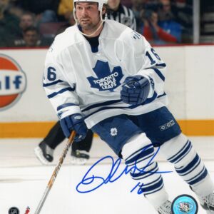 Darcy Tucker Autographed Toronto Maple Leafs 8x10 Photo