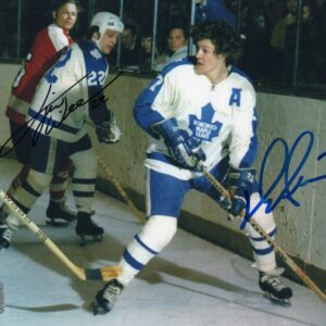 Dave "Tiger" Williams & Darryl Sittler Toronto Maple Leafs 8x10 Photo