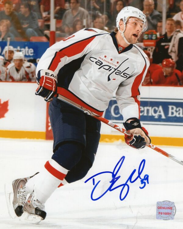 David Steckel Washington Capitals Autographed 8x10 Photo