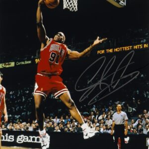 Dennis Rodman Chicago Bulls Autographed 8x10 Photo