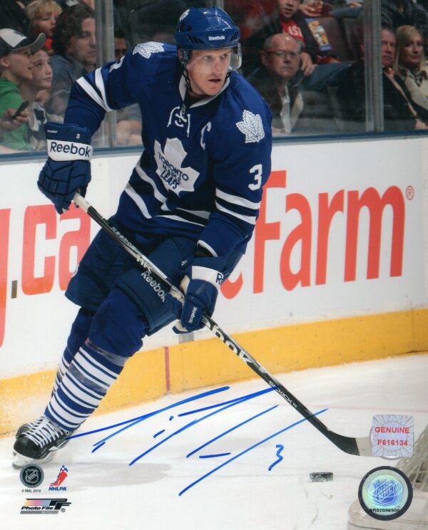 Dion Phaneuf Toronto Maple Leafs Autographed 8x10 Photo