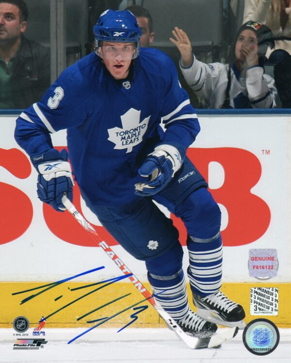 Dion Phaneuf Toronto Maple Leafs Autographed 8x10 Photo