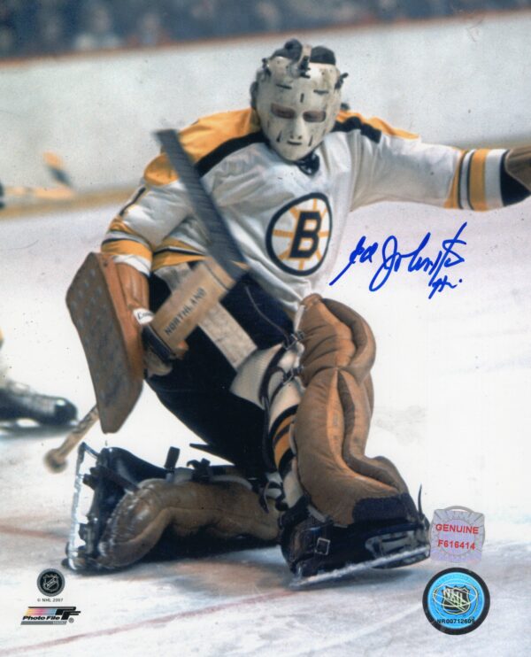 Ed Johnston Boston Bruins Autographed 8x10 Photo