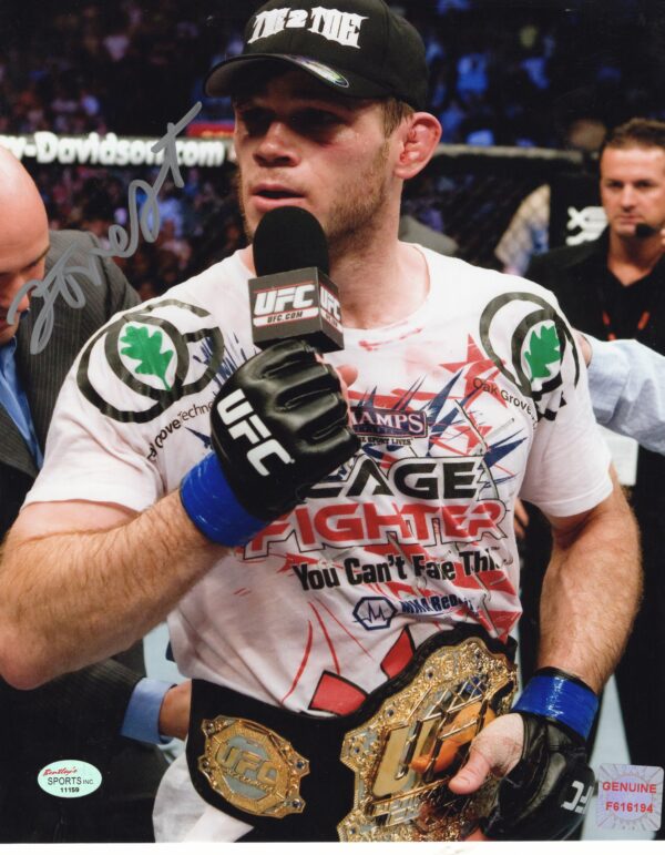 Forrest Griffin UFC Autographed 8x10 Photo