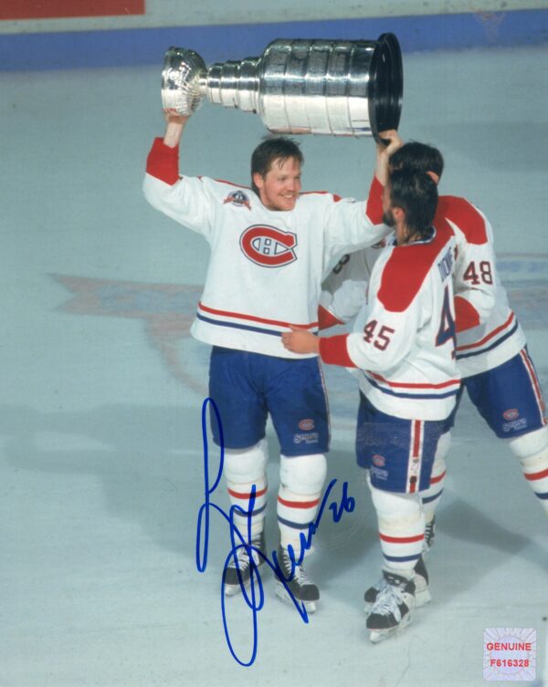 Gary Leeman Montreal Canadiens Autographed 8x10 Photo