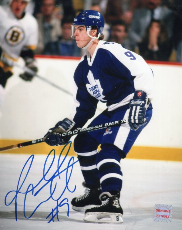 Russ Courtnall Toronto Maple Leafs Autographed 8x10 Photo