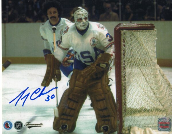 Gerry Cheevers Team USA Autographed 8x10 Photo