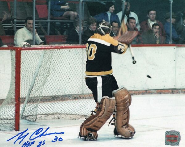 Gerry Cheevers Boston Bruins Autographed 8x10 Photo