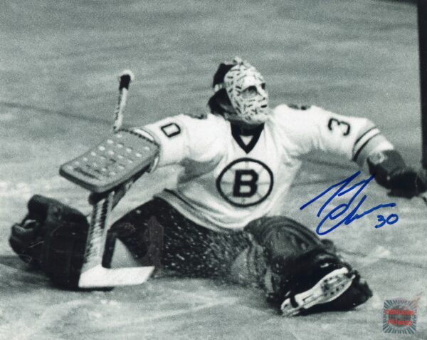 Gerry Cheevers Boston Bruins Autographed 8x10 Photo