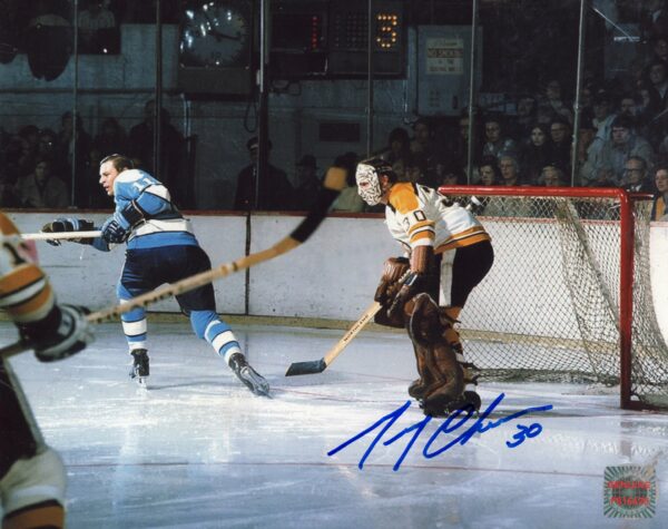 Gerry Cheevers Boston Bruins Autographed 8x10 Photo