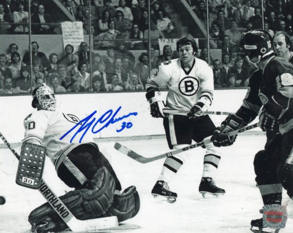 Gerry Cheevers Boston Bruins Autographed 8x10 Photo