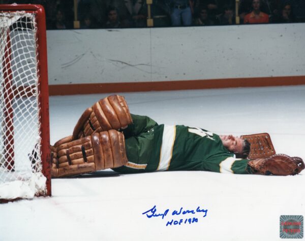 Lorne "Gump" Worsely Minnesota North Stars Autographed 8x10 Photo