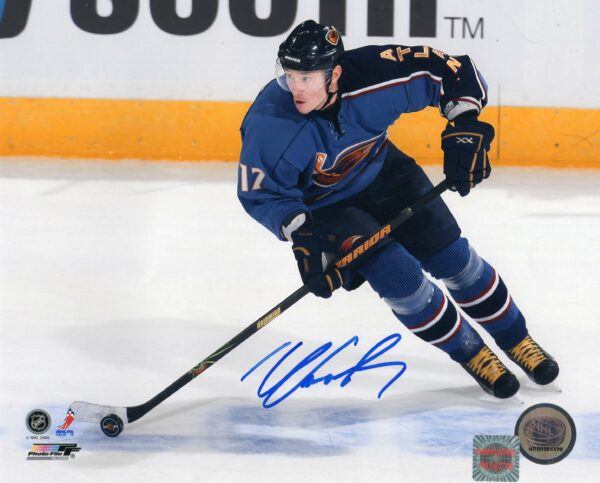 Ilya Kovalchuk Autographed Atlanta Thrashers 8x10 Photo