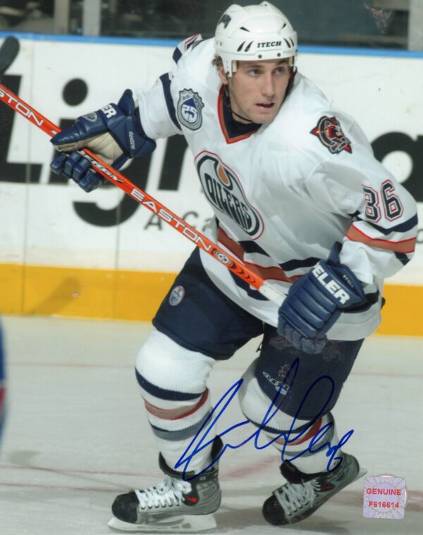Jarret Stoll Edmonton Oilers Autographed 8x10 Photo