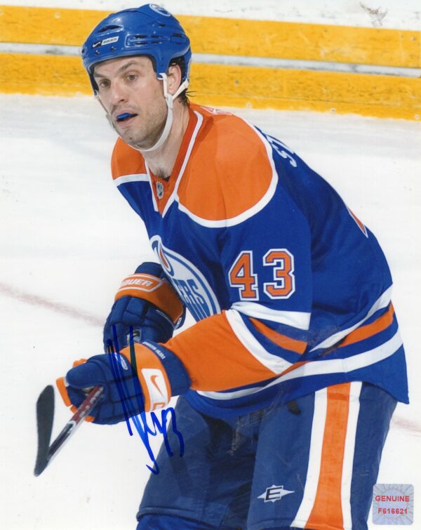 Jason Strudwick Edmonton Oilers Autographed 8x10 Photo
