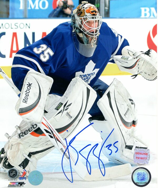 Jean-Sebastian Giguere Toronto Maple Leafs Autographed 8x10 Photo